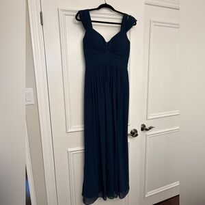 Lulus long navy dress. Size small.